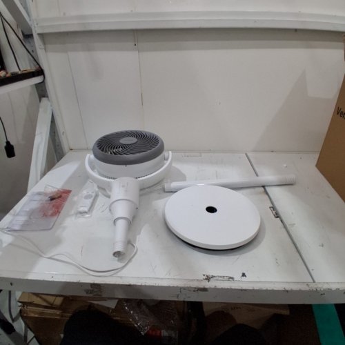 PELONIS AEROFAN 2-IN-1 PEDESTAL & TABLE FAN - AIRFLOW ACROSS 225 SQ. FT- 23 DBA - WHITE (MODEL: PSFAS07R5AWMC) image 3
