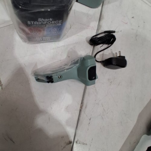 SHARK STAINFORCE CORDLESS HANDHELD CARPET/UPHOLSTERY STAIN CLEANER - (MODEL: HX101C) image 5