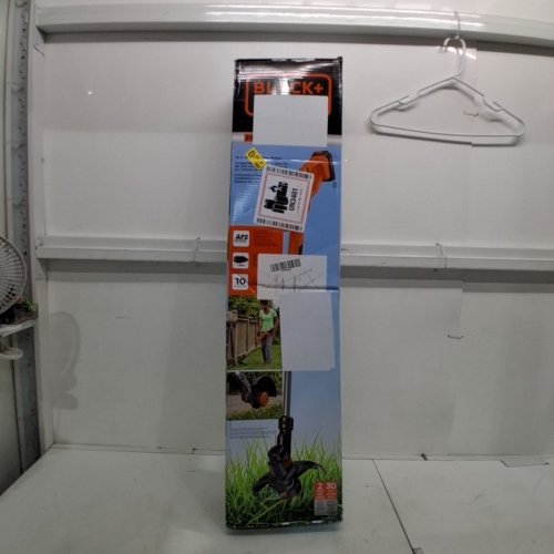 BLACK+DECKER CORDLESS STRING TRIMMER/EDGER WITH BATTERY - 10" - 20V - BLACK/ORANGE (MODEL: LST201) image 6