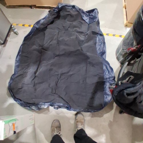 INTEX DURA-BEAM PLUS SELF-INFLATING/DEFLATING AIR MATTRESS WITH BUILT-IN PILLOW AIR PUMP AND CARRYING BAG - QUEEN - 16.5" X 60" X 80" - NAVY BLUE (MODEL: ‎64123ED) image 2