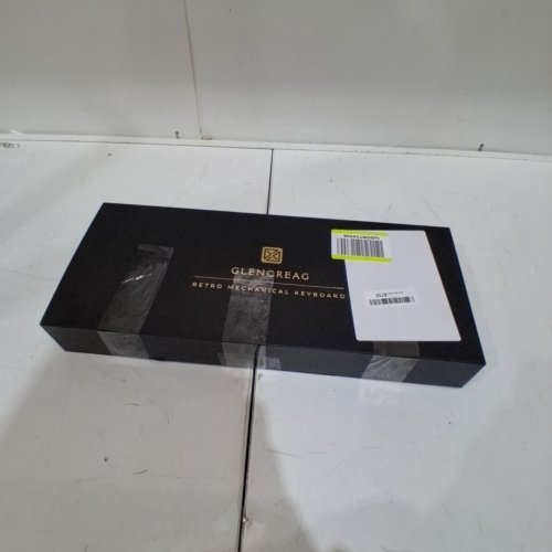 GLENCREAG RETRO MECHANICAL KEYBOARD - 17.9" X 5.9" X 1.5" - BLACK AND GOLD (MODEL: RK104) image 6