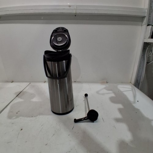 THERMAL PUMP POT - 1.8 L - STAINLESS STEEL / BLACK image 2