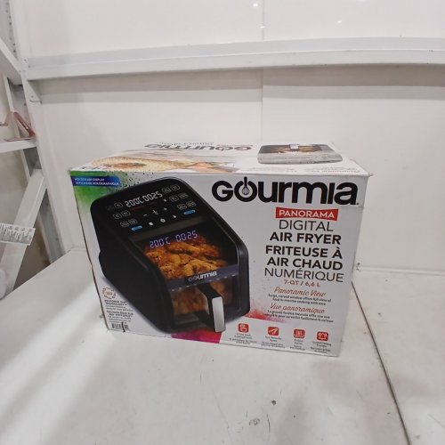 GOURMIA PANORAMA EASY-VIEW DIGITAL AIR FRYER WITH 12 ONE-TOUCH PRESETS- 7 QT, 120 V, 1500W - BLACK (MODEL: GAF7020B) image 6