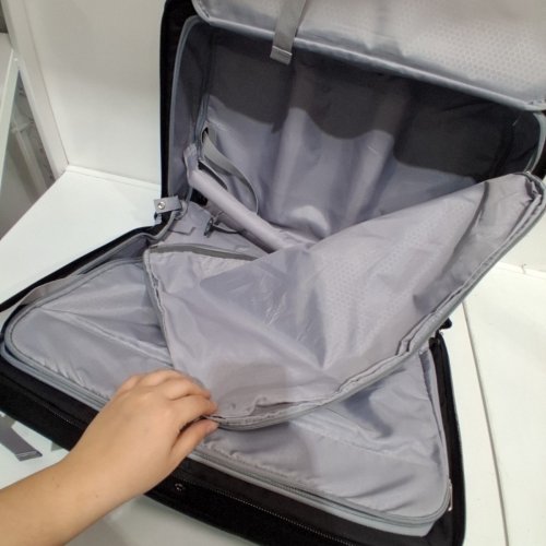 TRAVELPRO MAXLITE 5 CARRY-ON ROLLING GARMENT BAG - 14" X 21.75" X 8.5" - BLACK/SILVER (MODEL (MAXLITE 5) image 8