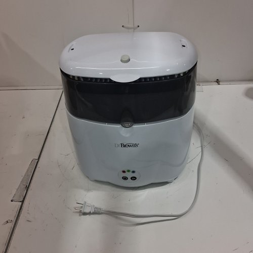 DR BROWNS NATURAL FLOW DELUXE BOTTLE STERILIZER ELECTRIC STEAM SYSTEM - STERILIZES 6 BOTTLES AT ONCE - WHITE (MODEL: AC045) image 3