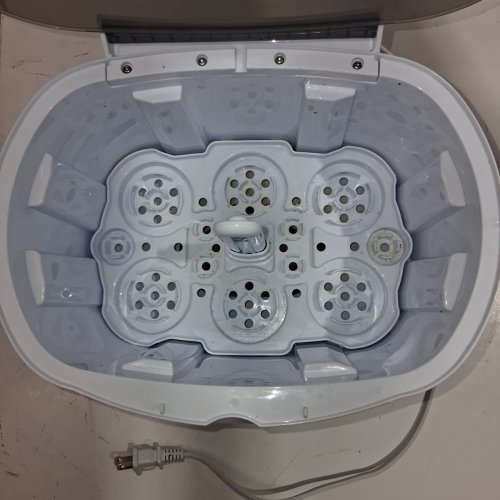 DR BROWNS NATURAL FLOW DELUXE BOTTLE STERILIZER ELECTRIC STEAM SYSTEM - STERILIZES 6 BOTTLES AT ONCE - WHITE (MODEL: AC045) image 5