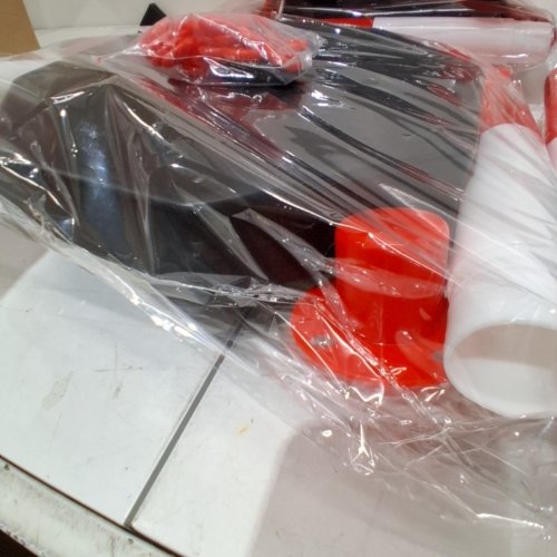 6PK ADJUSTABLE TRAFFIC DELINEATOR POST CONES - 6FT CHAIN - RED / WHITE (MODEL: CC-F03-N-RW-6PCS-2M) image 3