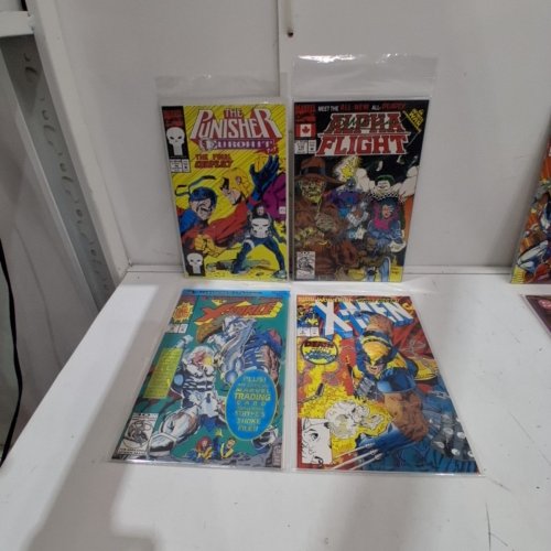 4 ASSTD MARVEL COMIC BOOKS - X-MEN #9, X-FORCE #18, ALPHA FLIGHT #110, PUNISHER #70 - VARIOUS AUTHORS image 2