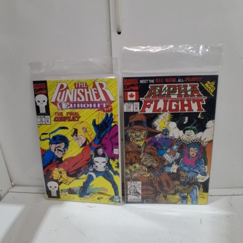 4 ASSTD MARVEL COMIC BOOKS - X-MEN #9, X-FORCE #18, ALPHA FLIGHT #110, PUNISHER #70 - VARIOUS AUTHORS image 3