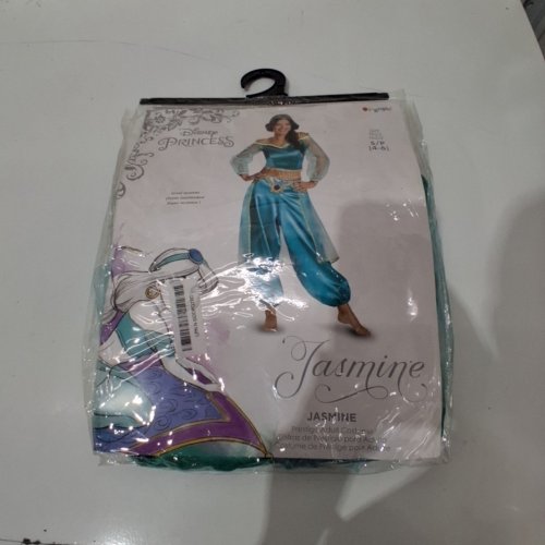 3PC WOMEN'S DISNEY PRINCESS JASMINE HALLOWEEN COSTUME - SMALL image 2