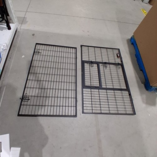 FEANDREA HEAVY-DUTY DOG CRATE WITH REMOVABLE TRAY - XXL (48" X 29.3" X 31.7") - BLACK (STYLE: UPPD003B01) image 5