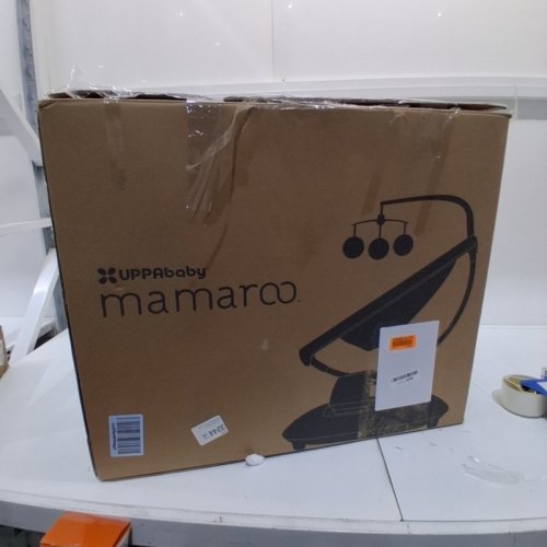 UPPABABY MAMAROO SMART SWING - 5 MOTIONS, 5 SPEEDS, 4 SOUNDS WITH MOTION SYNC TECHNOLOGY AND BLUETOOTH - 36" - CAMILA/GREEN (MODEL: 2001-MRO-NA-CAM) image 5