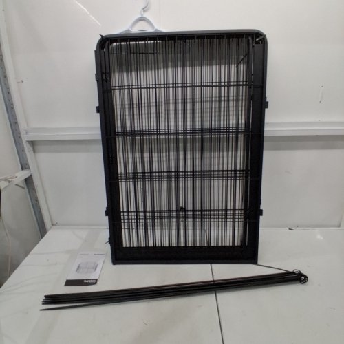(8 PANEL) FEANDREA DOG PLAYPEN DIY PET FENCE - 39.4" TALL - BLACK image 3