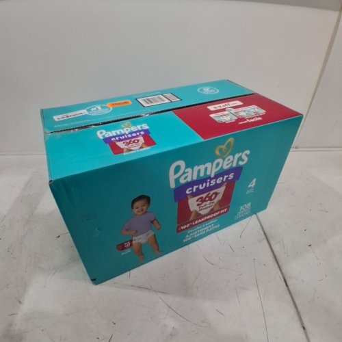 108PK PAMPERS CRUISERS DISPOSABLE BABY DIAPERS - SIZE 4 image 2