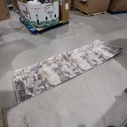 KOSHANI CASPER COLLECTION INDOOR AREA RUNNER RUG - 2FT 3" X 8FT - BEIGE (MODEL: 9994) image 2