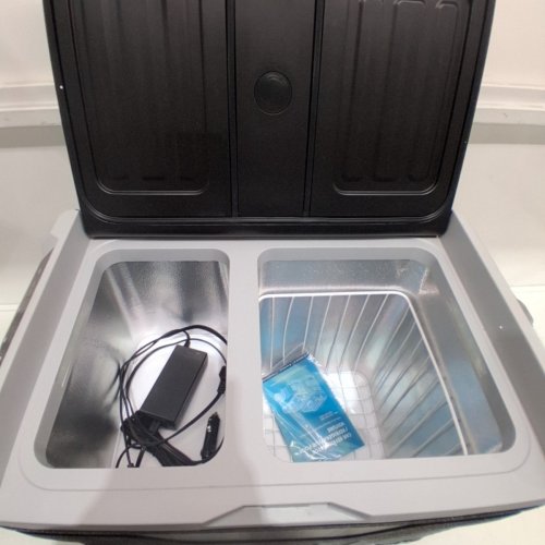 EUHOMY ELECTRIC COOLER CAR REFRIGERATOR - 12V - 53QT - BLACK - (MODEL: CF018-50BL-CAEH) image 3