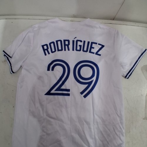 MEN'S SERIOUSNESS TORONTO BLUE JAYS #29 RODRIGUEZ JERSEY - SMALL - WHITE image 4
