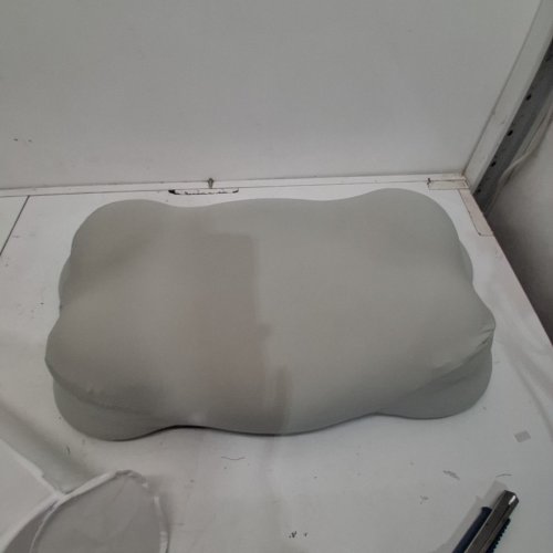 MELLOW SLEEP CLOUD ALIGN ULTIMATE COOLING COMFORT PILLOW WITH COVER - REGULAR 11.8" X 19.7" X 4.3" - 5.1" - GREY (MODEL: MELLOW) image 2
