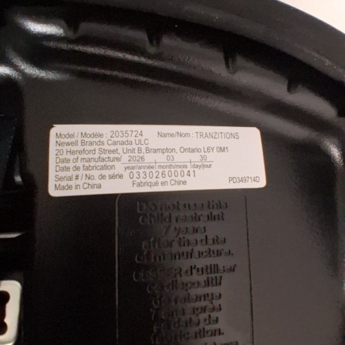GRACO TRANZITIONS 3-IN-1 HARNESS BOOSTER SEAT - 22-100LBS - PROOF BLACK (MODEL: 2035724) image 2