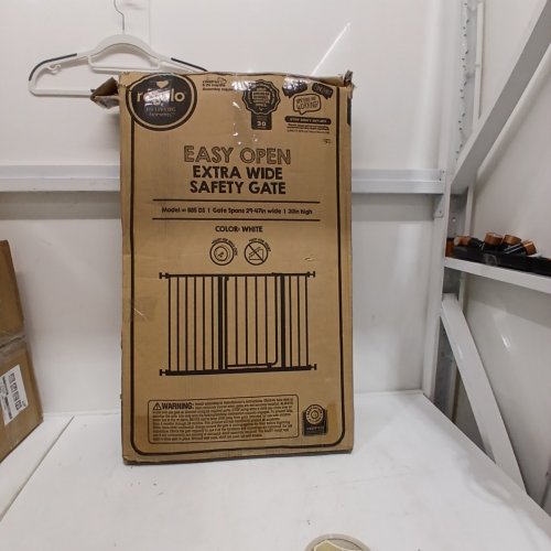 REGALO EASY OPEN EXTENDABLE EXTRA WIDE SAFTEY GATE - 29" - 47" X 30" - WHITE - (MODEL: 1185) image 4