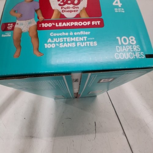 108PK PAMPERS CRUISERS 360 BABY DIAPERS - SIZE 4 image 3