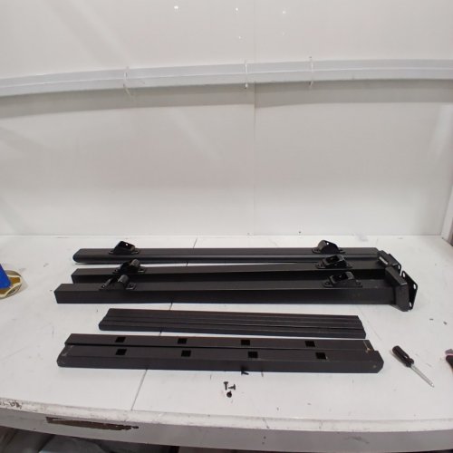 GOTTINFURT METAL STAIR RAILING - 3 STEPS - 40" X 37" - BLACK image 2