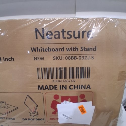NEATSURE MAGNETIC WHITE BOARD WITH STAND - 36" X 24" - WHITE/SILVER (MODEL: 08BB-03ZJ-S) image 2