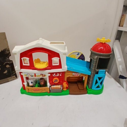 6PC FISHER-PRICE LITTLE PEOPLE CARING FUN ANIMAL FARM PLAYSET - MULTICOLOUR (MODEL: JGX61) image 2