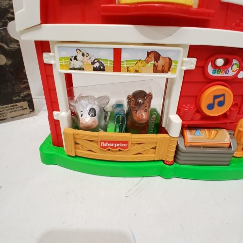 6PC FISHER-PRICE LITTLE PEOPLE CARING FUN ANIMAL FARM PLAYSET - MULTICOLOUR (MODEL: JGX61) image 3