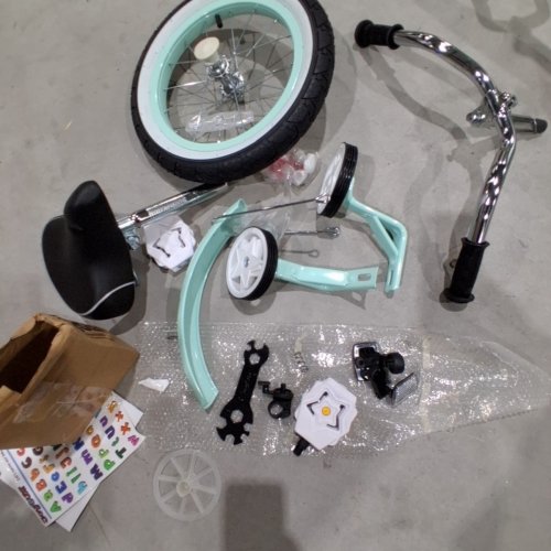 JOYSTAR KID CRUISER BIKE WITH TRAINING WHEELS - 14" - CRUISER GREEN (MODEL: BIKE015GR-14) image 4