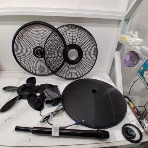 LASKO ADJUSTABLE ELEGANCE OSCILLATING PEDESTAL FAN - 18" - BLACK (MODEL: 1827C) image 3