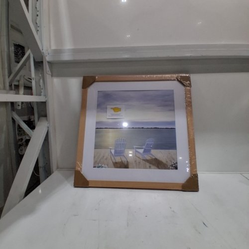 PICTURE FRAME - 19.5" X 19.5" - WOOD image 3