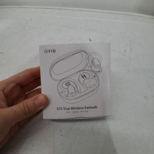 OYIB TRUE WIRELESS BLUETOOTH EARBUDS WITH CHARGING CASE - BLACK (MODEL: S75) image 6