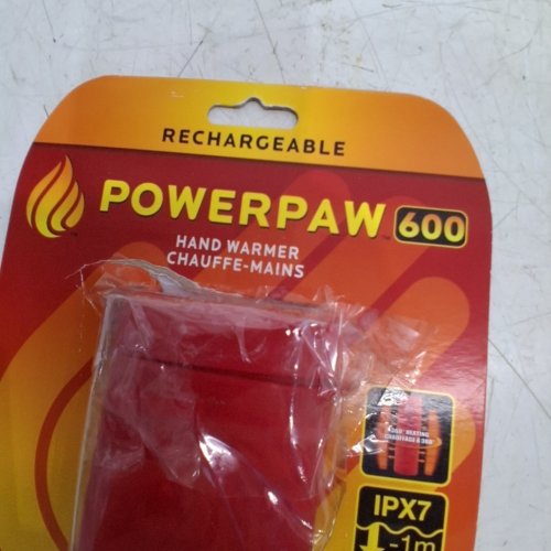 PANTHER VISION POWERPAW 600 RECHARGEABLE HAND WARMER - RED (MODEL: PW6000) image 6