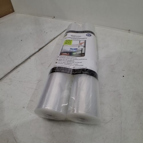 2PK SMART DESIGN SHELF LINERS - 20FT X 18"/EACH - CLEAR (MODEL: 1850073) image 4