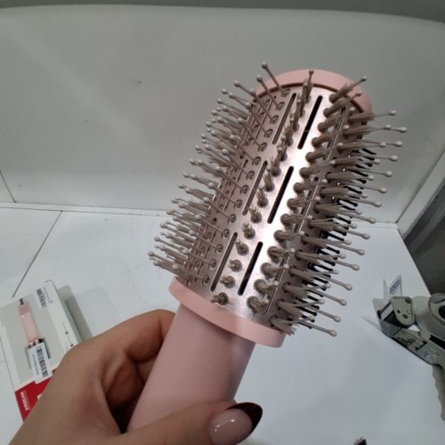 TYMO HAIR STYLING HOT AIR BRUSH - 1.5" - PINK image 4