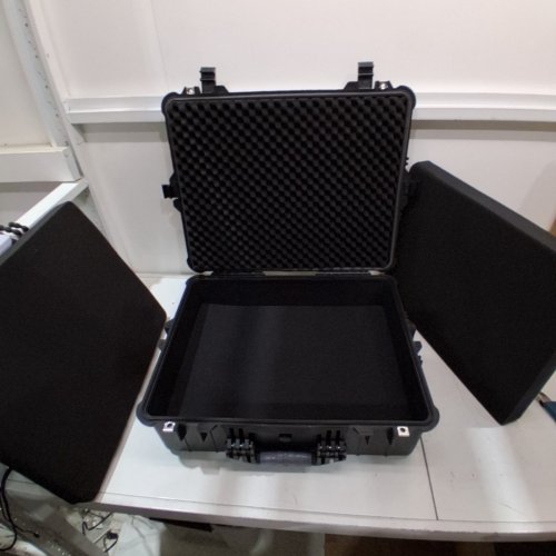 MEIJIA ALL WEATHER WATERPROOF CUSTOMIZABLE HARD PROTECTIVE CAMERA CASE - 24" X 19.5" X 8.6" - BLACK image 4