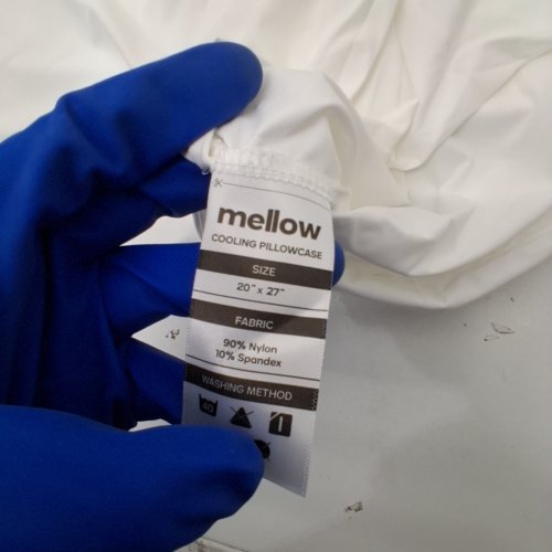 2PK MELLOW SLEEP COOLING PILLOW CASE - 20" X 27" - WHITE (MODEL: MELLOW) image 3