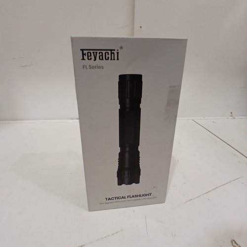 FEYACHI FL SERIES TACTICAL UPGRADED FLASHLIGHT, WATERPROOF - 1500 LUMEN, USB-C - BLACK (MODEL: FL11) image 4