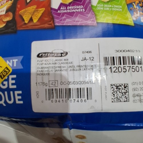 41PK FRITO-LAY MEGA SIZE CLASSIC MIX CHIPS VARIETY PACK - 28G / EACH - LAY'S CLASSIC, LAY'S BAR-B-Q, DORITOS NACHO, RUFFLES ALL DRESSED, RUFFLES SOUR CREAM & ONION, CHEETOS PUFFS image 2
