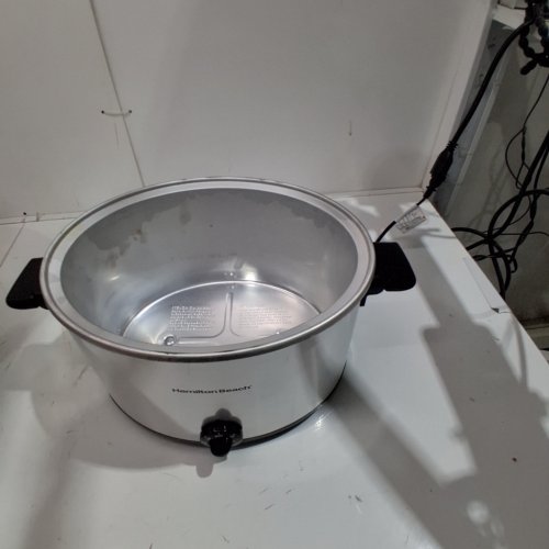 HAMILTON BEACH 10 QUART SLOW COOKER - STAINLESS STEEL - (MODEL: 33190FG) image 2