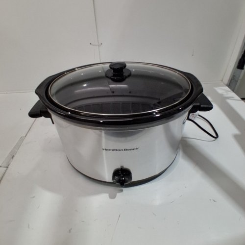 HAMILTON BEACH 10 QUART SLOW COOKER - STAINLESS STEEL - (MODEL: 33190FG) image 4