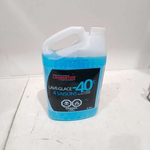 LAURENTIDE AUTOMOBILE PRODUCTS WINDSHIELD WASHER FLUID, REMOVES ICE + FROST - 3.78L (-40C) image 2