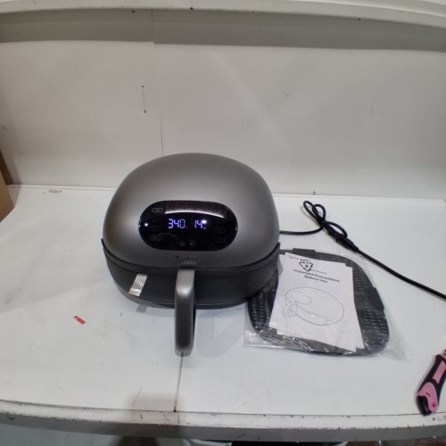 TYPHUR DOME 2 AIR FRYER, EXTRA LARGE WITH SUPERIOR AIRFLOW, SELF-CLEANING SMART DIGITAL FRYER WITH PFAS FREE BASKET FOR QUICK EASY MEALS - 5.6 QUARTS - SILVER - (MODEL:AF03) image 2