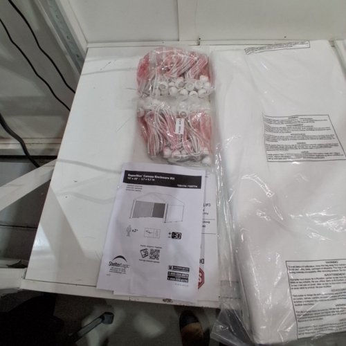 SHELTERLOGIC SUPERMAX CANOPY ENCLOSURE KIT WITH 100% WATERPROOF SEAMS - 12FT X 20FT - WHITE (MODEL: 25774) image 3