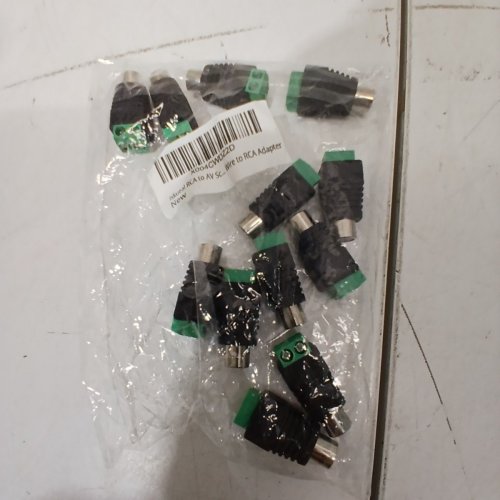 12PK ISKUEAL RCA TO AV SCREW TERMINAL ADAPTERS - WIRE TO SCREW ADAPTER image 2