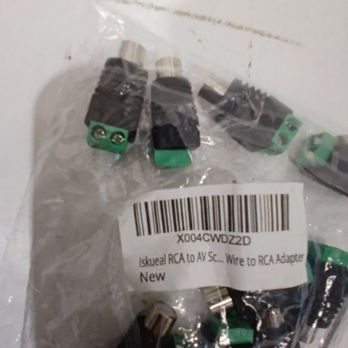 12PK ISKUEAL RCA TO AV SCREW TERMINAL ADAPTERS - WIRE TO SCREW ADAPTER image 3