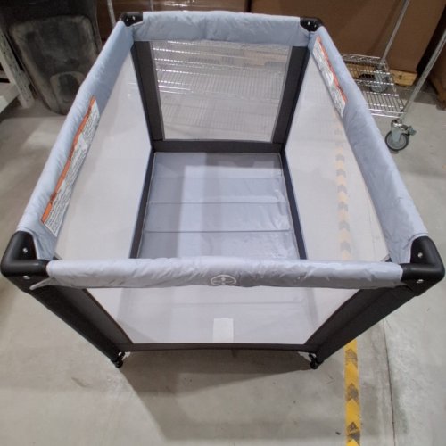 BABY'S DOM FAMILY DREAM ON ME PORTABLE PLAY YARD - 30LBS MAX - GREY (MODEL: 436-GY) image 3