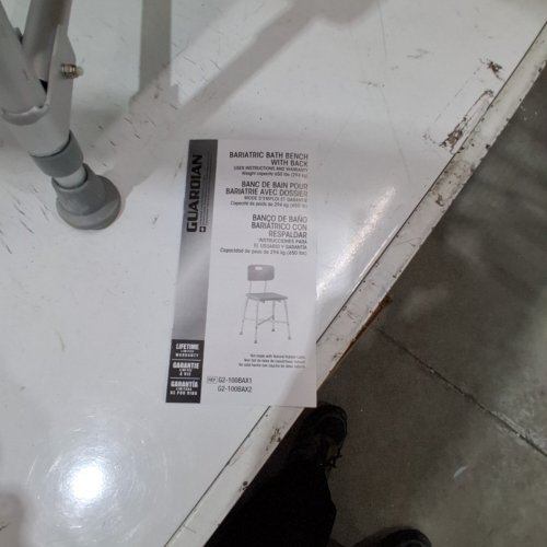 MEDLINE BARIATRIC SHOWER CHAIR - 650LB (MODEL: G2-100BAX1) image 4