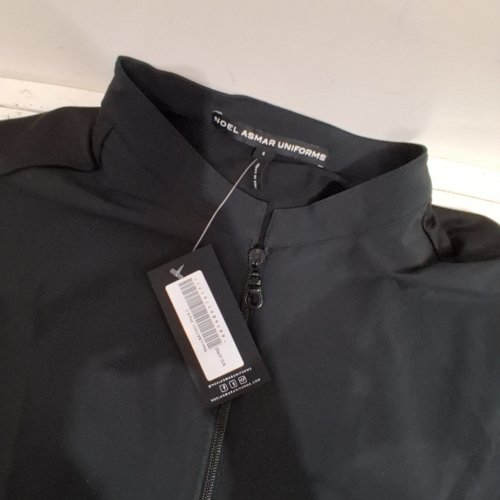 MEN'S NOEL ASMAR UNIFORM SHORT SLEEVE ZIPPER - SMALL - BLACK (STYLE : 881688376171) image 3